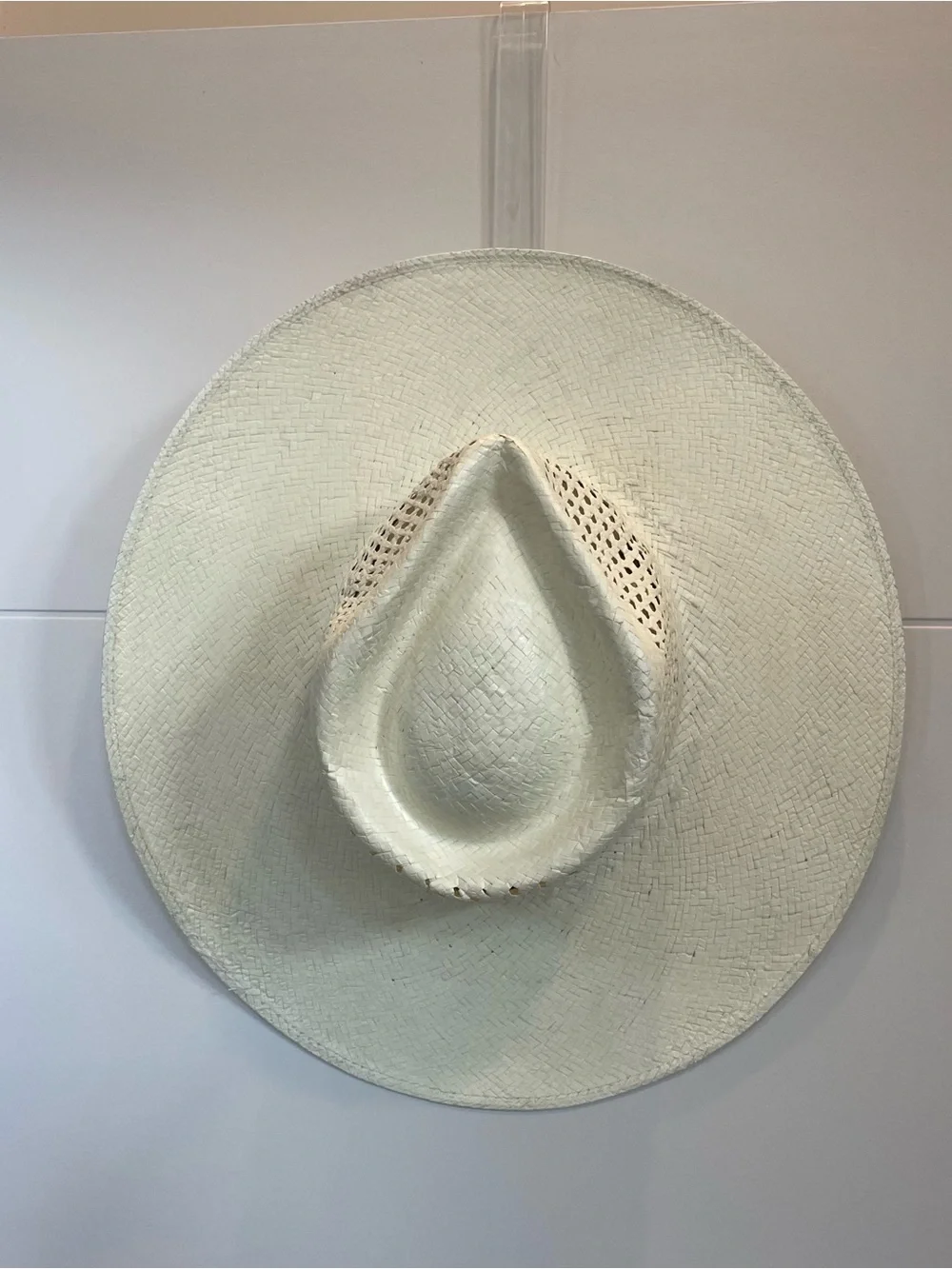 ‼️GIGI PIP‼️Nell Vented Fedora Straw Hat, Size 55 (XS)